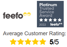 5 Star Feefo Reviews - Golf Travel Centre